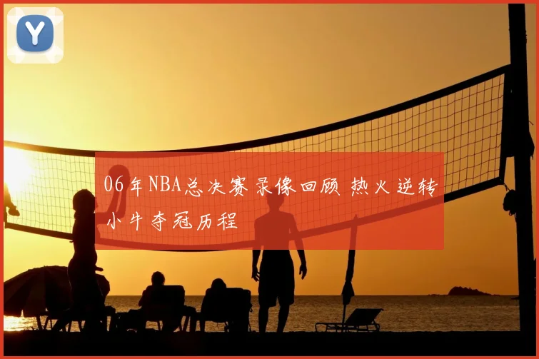 06年NBA总决赛录像回顾 热火逆转小牛夺冠历程